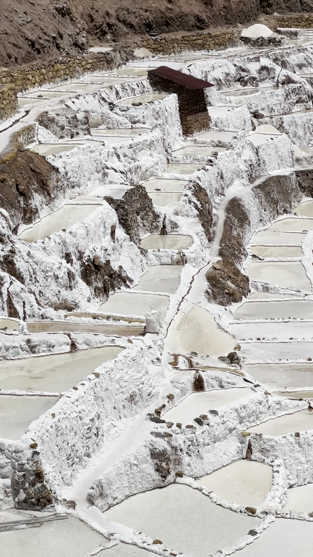 Maras salt ponds shimmering in the Sacred Valley